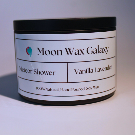 Vanilla Lavender 8 oz Candle | Meteor Shower