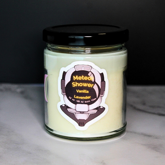 Vanilla Lavender 9 oz Candle | Meteor Shower