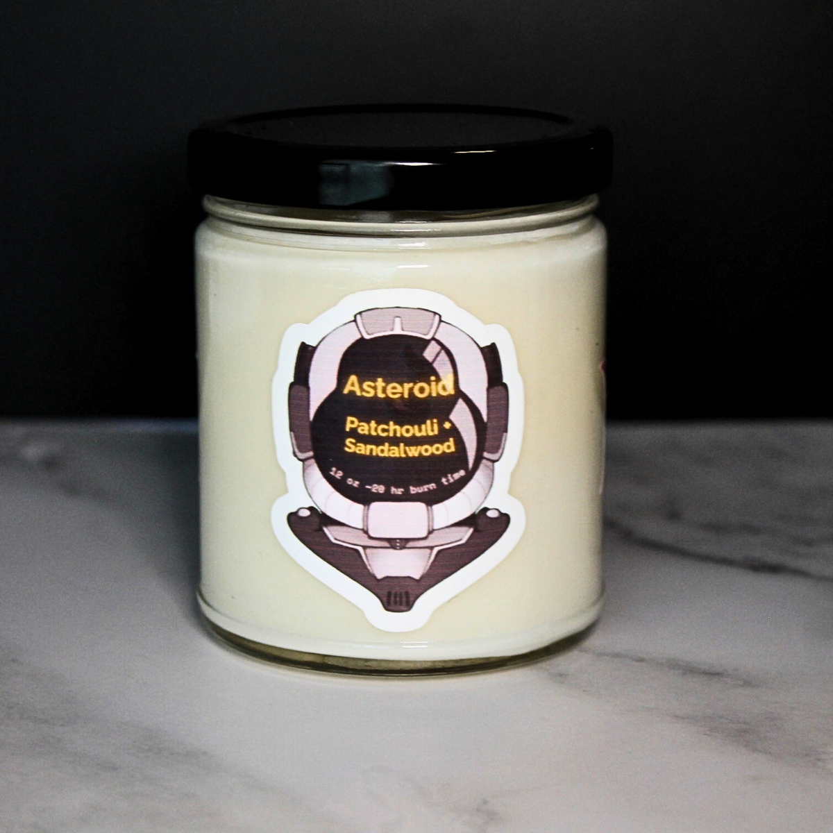 Patchouli Sandalwood 9 oz Candle | Asteroid