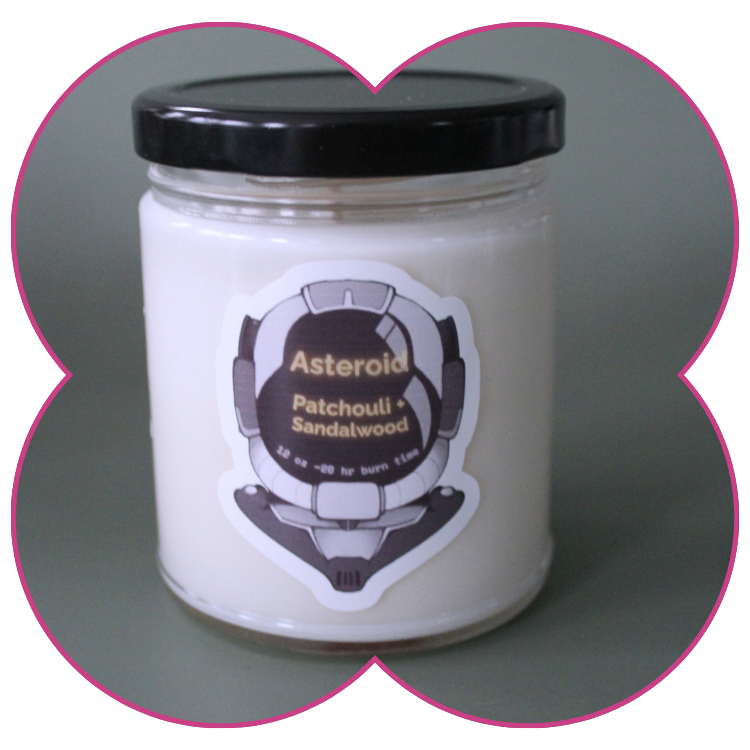Patchouli Sandalwood 9 oz Candle | Asteroid