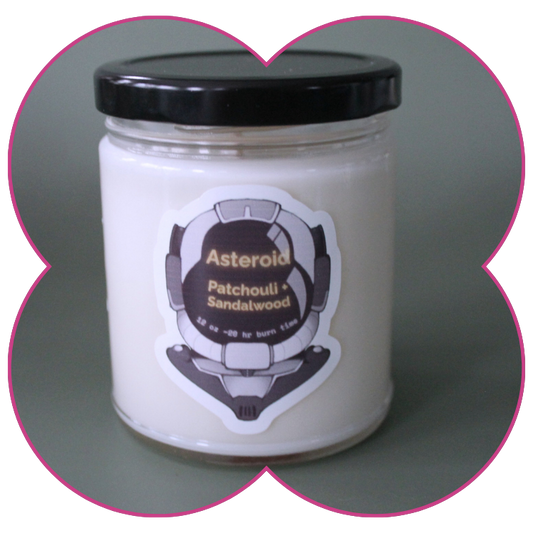 Patchouli Sandalwood 9 oz Candle | Asteroid