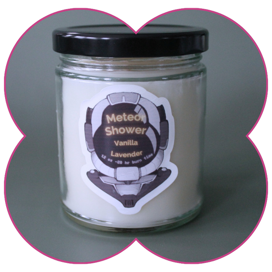 Vanilla Lavender 9 oz Candle | Meteor Shower